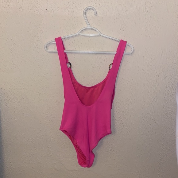 Bright pink - one piece swimsuit - Picture 2 of 4
